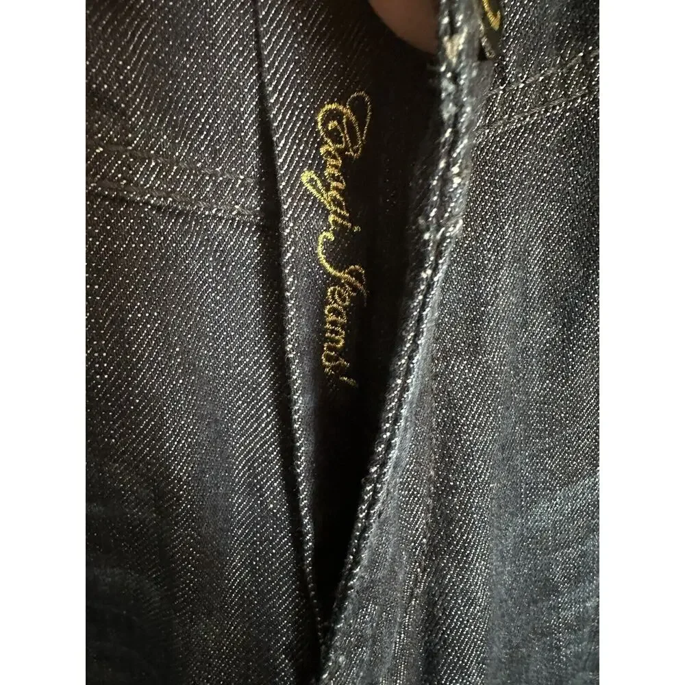 Coogi Authentic Denim Blu Jeans Mens Size 42 x 35 Embroidered Pocket
